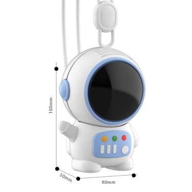 Imagem de Fafeicy Ventilador de Pescoço Portátil, 2 Velocidades Sem Lâminas Fãs de Mão Recarregável e Recarregável para o Uso Externo (Azul)
