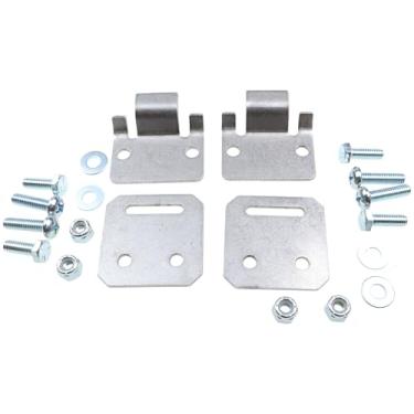 Imagem de LSSOCH Conjunto de placa de dobradiça de assento com parafusos 1012412 1011652 compatível com modelos de carrinhos de golfe Club Car DS 1979-Up