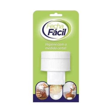Imagem de Tampa para Pacotes Plásticos Naxos Fecha Fácil Branco - Tampas