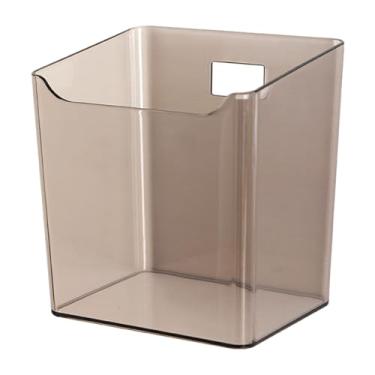 Imagem de Caixa de armazenamento de gengibre de alho Ginger montado na parede de cebola Organizador de armazenamento de armazenamento Multifunction Refrigerador Caixa de porta lateral (Preto transparente)