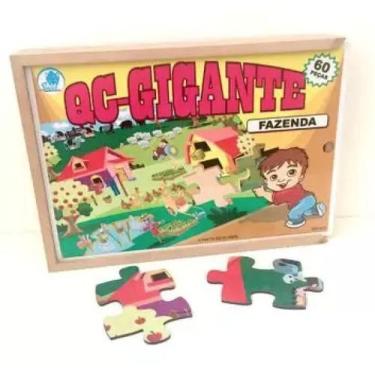 Imagem de QUEBRA CABEÇA GIGANTE FAZENDA c/ 60 pçs - SIMQUE