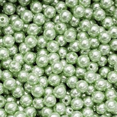 Imagem de PÉROLA DE ABS LISA Nº 06 20G PEROLA 6 MM - LADEIRA BIJUTERIAS, VERDE S