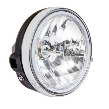 Imagem de Farol Completo Ybr Fer + Lampada Led H4 - Plasmoto