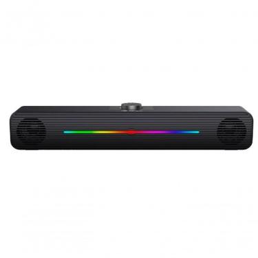 Imagem de Caixa De Som Usb+p2 C3tech Soundbar 2.0 Sb-50bk 6w Rgb
