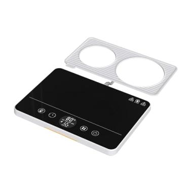 Imagem de Generic Aquecedor de xícaras de café com desligamento automático, programação inteligente portátil com temporizador, placa aquecedora de café para festas, Branco