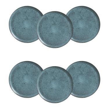 Imagem de Conjunto de Pratos Rasos Porto Brasil Bio Night Sky 29cm - 6 Peças