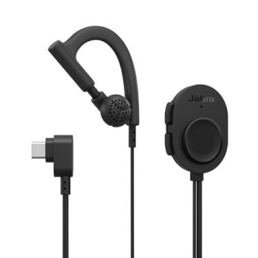 Imagem de Jabra 10 fones de ouvido PTT com fio com microfone de cancelamento de ruído em linha, apenas dispositivos Android, funciona com aplicativo Walkie Talkie no Microsoft Teams, Zello e Zebra