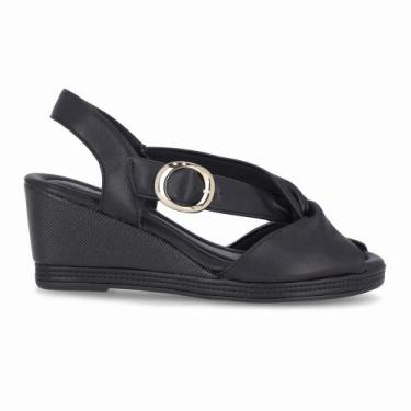 Imagem de Sandália Alice Anabela Alto Preto - PICCADILLY, 37