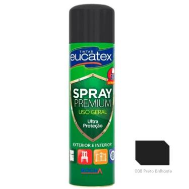 Imagem de Tinta Spray Colorido Eucatex 400ml para Madeira Metal Mdf Artesanato, 