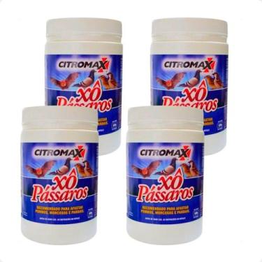 Imagem de Kit 4 Xô Pássaros Citromax Livre de Pássaros - 500g