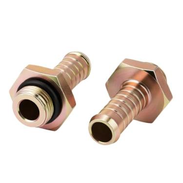 Imagem de Conector de linha do refrigerador de fluido de transmissão compatível com F250 F350 Super Duty 2008-2016 5.4L 6.2L 6.8L V8 V10 (rosca M18×1.5)