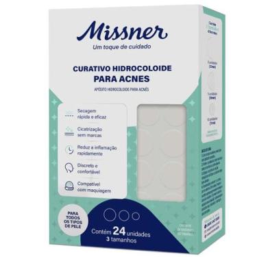Imagem de Curativo Hidrocoloide Para Acnes 24 Unidades Com 3 Tamanhos Diferentes