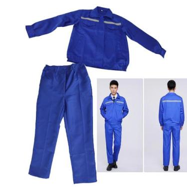 Imagem de Conjunto Uniforme Epi Profissional Segurança Trabalho Faixa Refletiva 
