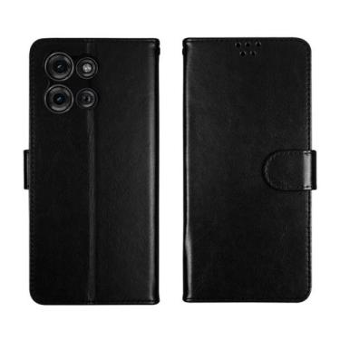 Imagem de Capa Carteira Flip e Película Para Motorola Moto Edge 60 Fusion - XS A
