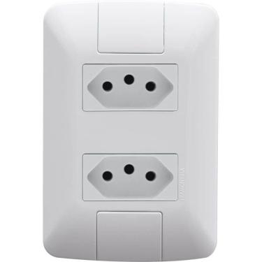 Imagem de Conjunto Com 2 Tomadas 2p+t 20 Ampères 250 Volts - 57241066 - Tramontina