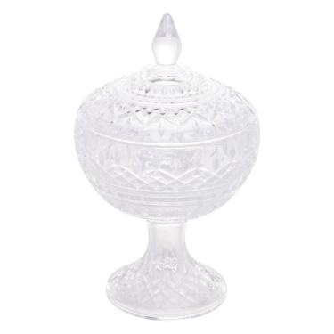 Imagem de Bomboniere Potiche De Cristal 14x22cm Transparente Lys Wolff