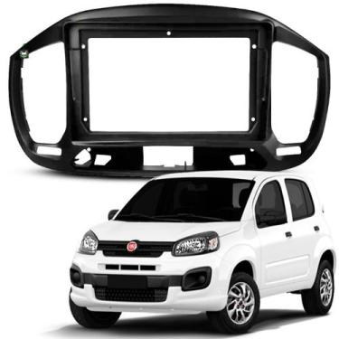 Imagem de Moldura 9 Polegadas Uno 2015 2016 2017 2018 2019 2020 2021 Black Piano