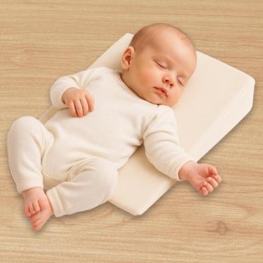 Imagem de Travesseiro Anti Refluxo para Bebê Inclinado Confortável e Seguro - An
