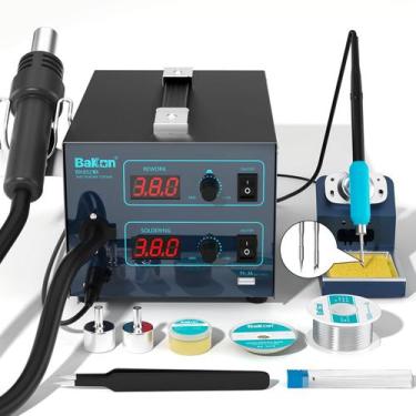 Imagem de Estação de retrabalho de ar quente BAKON 852MX C210 1000W ultrassilenc