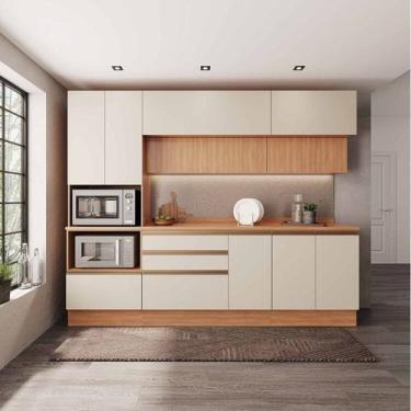Imagem de Cozinha Modulada 5 Peças com Armários, Balcões e Torre Quente Aroeira 