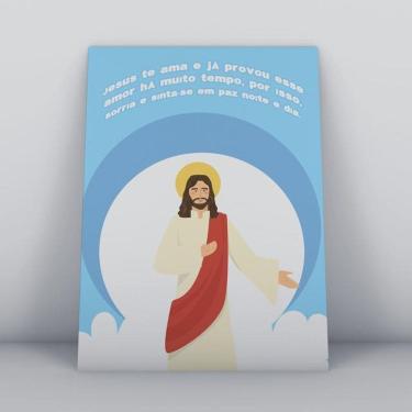 Imagem de Quadros TAC Religião Cristã 011 - 20x30cm - MDF - Colorido