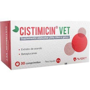 Imagem de Cistimicin Vet Suplemento Vitamínico p/ Cães e Gatos c/ 30 comprimidos