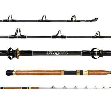 Imagem de Vara Para Molinete Albatroz Dragons Pesca Pesada 1,80m 60-80