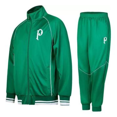 Imagem de Agasalho Conjunto Inverno Masculino Jaqueta Calça Palmeiras Spr Trilobal 1914-Masculino
