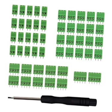 Imagem de predolo Kit de conector de de terminais 52x, parafuso de montagem em PCB, eletrodomésticos para cabo 26-18AWG com chave de fenda, terminais 2P, 3P, 4P e