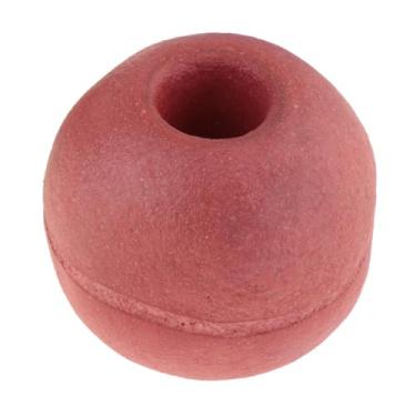 Imagem de kowaku Bóia de corda para pesca em águas profundas, bóia flutuante com furo de 1,5 cm, marcador de âncora para barco, para aquicultura, trilha de pesca de, Vermelho