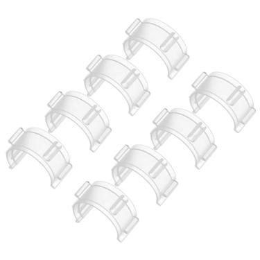 Imagem de Qianyu 80 peças de clipes de bobina de costura plástico transparente suporte de bobina pequenos grampos de linha organizadores de carretéis kits de ferramentas de bordado suprimentos de acessórios