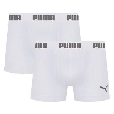 Imagem de 2 Cuecas Boxer Box Sem Costura Masculina Adulta Microfibra - Selene, P