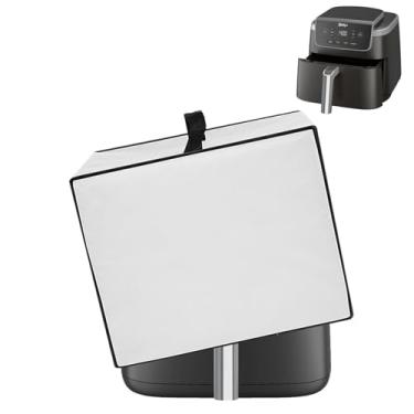 Imagem de CouldyCasi Capa para fritadeira a ar, capa de fritadeira a ar livre, resistente ao calor, resistente ao calor, impermeável, tecido de nylon, proteção contra poeira, compatível com Ninja Air Fryer Pro