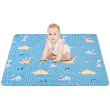 Imagem de Play Mat MatLeya 127x127cm, dobrável, antiderrapante, lavável