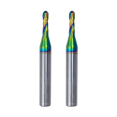 Imagem de Fresadora de topo de metal duro WEXWE Tools Extra Long Ball Nose 2 Flu