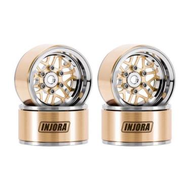 Imagem de Roda INJORA ModuWheel 1.0 em latão e alumínio para TRX4M SCX24