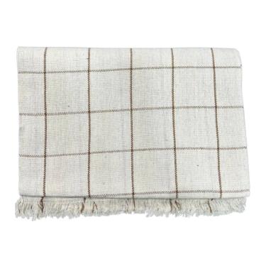 Imagem de Manta Para Sofá Grande Gigante 2 E 3 Lugares 2,40x1,80 Decorativa Tecido Macio Sofa Cama Na Promoção Cru-caramelo