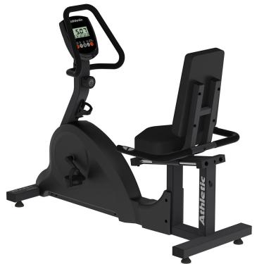 Imagem de Bicicleta Horizontal Profissional Athletic 1600bh Suporta 150kg 8 Níveis Disco De Inércia 7kg Para Pedalada Suave