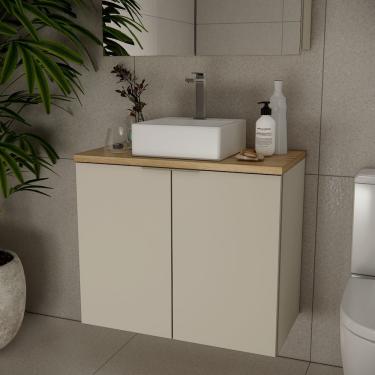 Imagem de Gabinete Nature 75cm Estilare GAB4011 Nude-carvalho