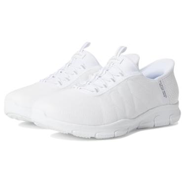 Imagem de Skechers Tênis feminino Brilliance-Night Shift Hands Free Slip-ins, Branco, 38