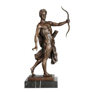 Imagem de NILEEBUKER Estátua de bronze Apollo Grego Sol Deus Sol Escultura Antiga Arte Decoração de Casa