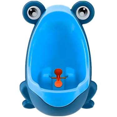 Imagem de Mictorio Sapinho Infantil, Penico, Troninho e Pinico para Menino Infantil - Kit Desfralde com Urinol para Bebê Criança Treino Todas Cores(Azul)