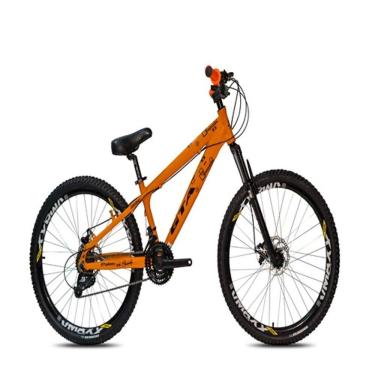 Imagem de Bicicleta Aro 26 Freeride Gta Rebel Laranja 21v Aro Vmaxx