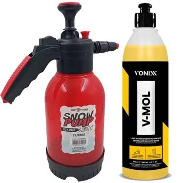 Imagem de Kit Pulverizador 2l Snow Pump Sigma + Shampoo Vmol Vonixx