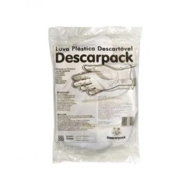 Imagem de Luva Plástica Não Estéril Descartável Descarpack - Pct com 100 unds