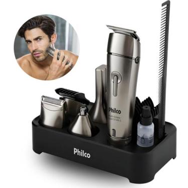 Imagem de Aparador de Pelos Barba Cabelo Philco MultiGroom Aqua PAP03 12em1 Reca