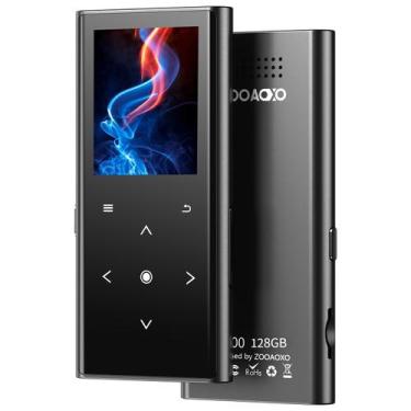 Imagem de Leitor MP3 ZOOAOXO 64GB Bluetooth 5.2 com alto-falante HD + Acc