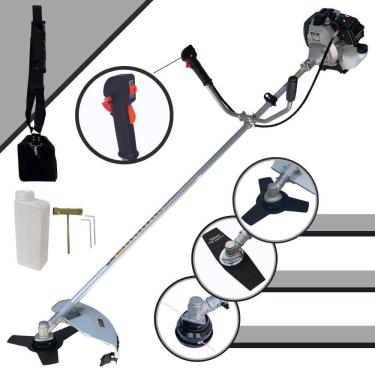 Imagem de Roçadeira Robusta Toyama Tbc43h 43cc 1,7hp + Faca 2 Pontas