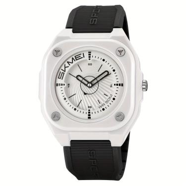 Imagem de Relógio Masculino Fashion SKMEI, Impermeável 50m, Pulseira de Silicone