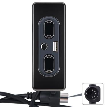 Imagem de Peças de reposição para interruptor reclinável de 5 botões, monofone de controle manual com plugue de 5 pinos com USB, controle de elevação de chari para poltrona reclinável, sofá elétrico